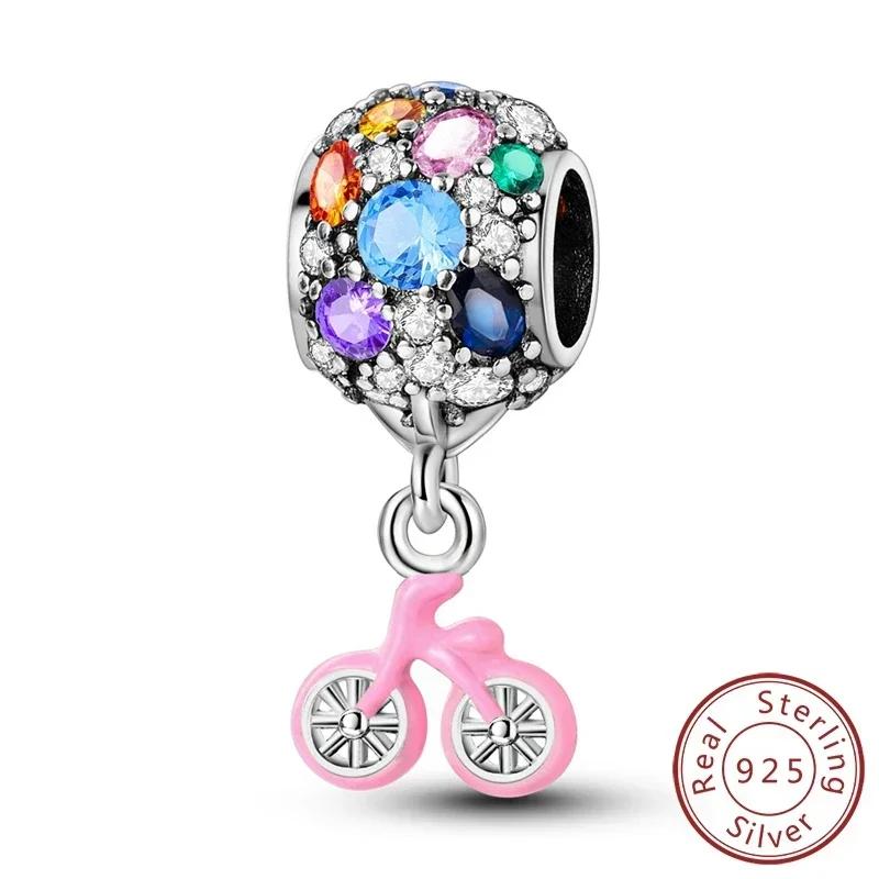 Copper Golden Snowflake Magic Ball Carousel Pendant Beads Fit Charm Original Bracelet Women Diy Jewelry Making Gift