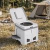Camping Toilet Foldable Trash Can Easy Clean Compact Portable Potty Travel for Hiking
