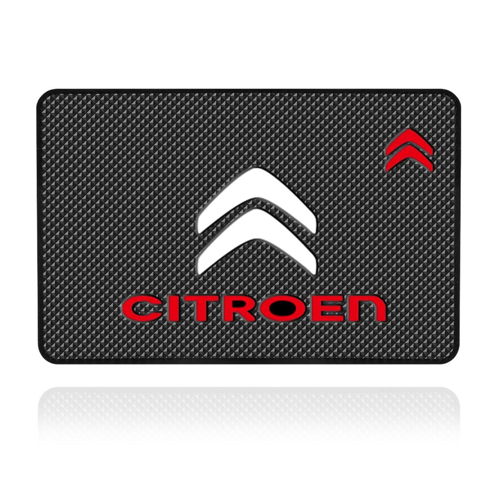 

1pc Car Dashboard Anti Slip Mat Storage Non-Slip Pad Black For Citroen C1 C2 C3 C4 Grand Picasso C4L C5 C6 VTS Auto Accessories