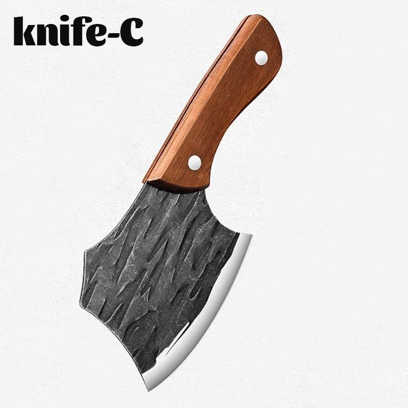 Kitchen Butcher Knife Stainless Steel Meat Cutting Fish Knife Hand Forged Boning Knife Sharp and Durable Chef Cooking Knife