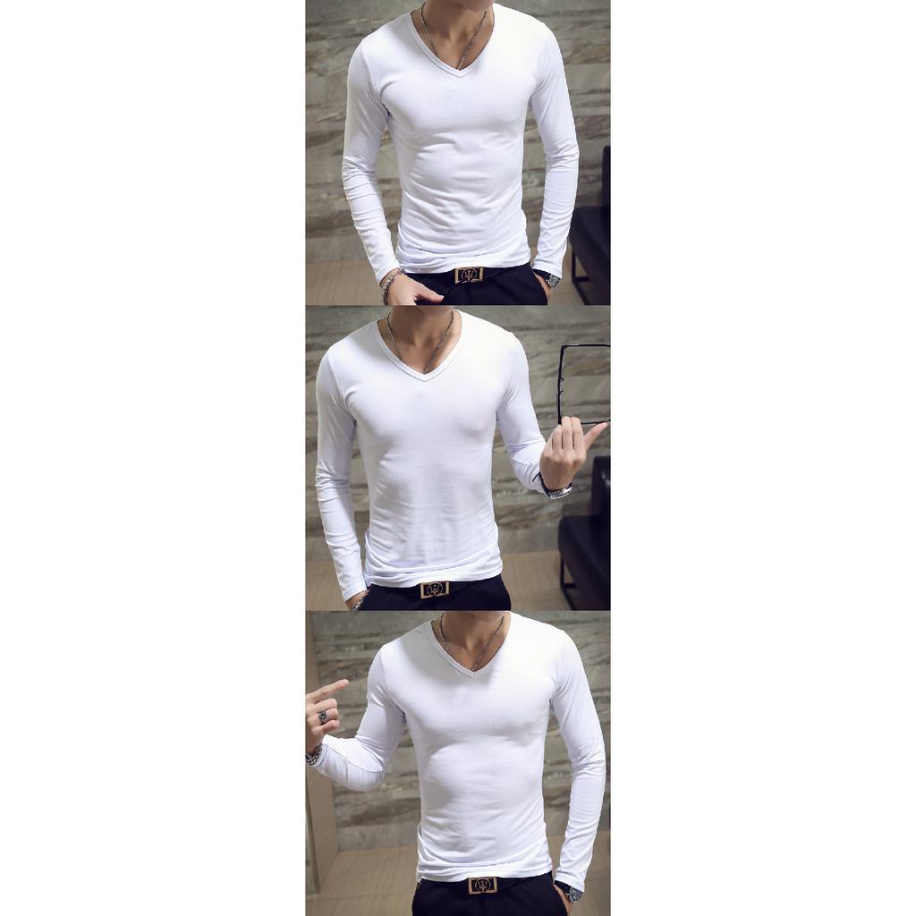 Autumn and Winter Versatile Basic Solid Color Small Turtleneck Long Sleeve T-shirt Men's Slim Korean Style Casual Bottoming Bottoming Shirt Fashion