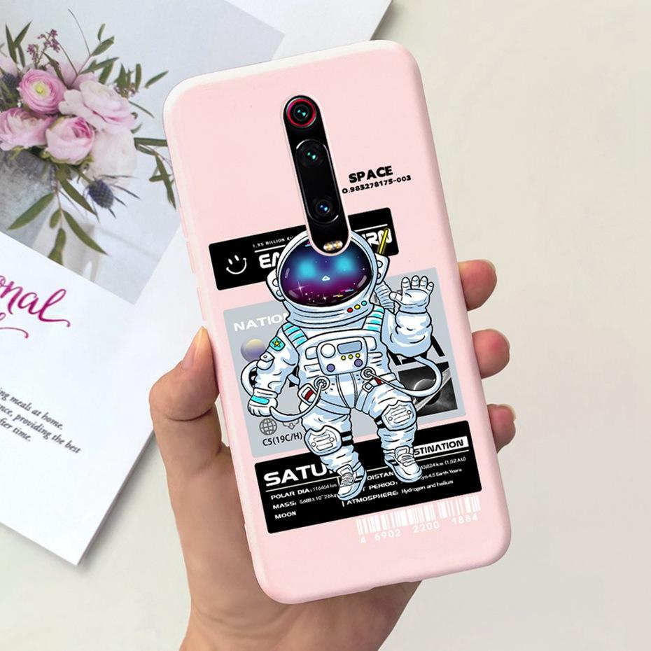 Kreslený obal pro Xiaomi Mi 9T Pro Mi9T Roztomilý barevný měkký silikonový zadní kryt pro Xiaomi Mi 9T 9 T 9TPro Pouzdra na telefon