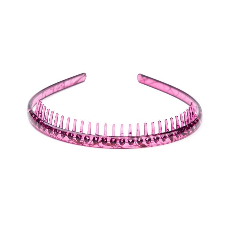 Nova Moda Elásticos Impermeáveis Faixas de Cabelo Aro de Cabelo Dentado para Adultos Grande Lavar o Rosto Larga Faixa de Cabelo de Plástico Inquebrável