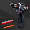 16.8V 2 IN 1 Brushless Electric Drill 350NM Cordless Drill 10MM Chuck Mini Electric Screwdriver Tools Lithium Ion Battery