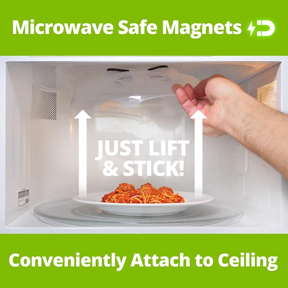 

New Magnetic Microwave Anti Splatter Cover Plate Guard Lid Guard Lid With Steam Vent