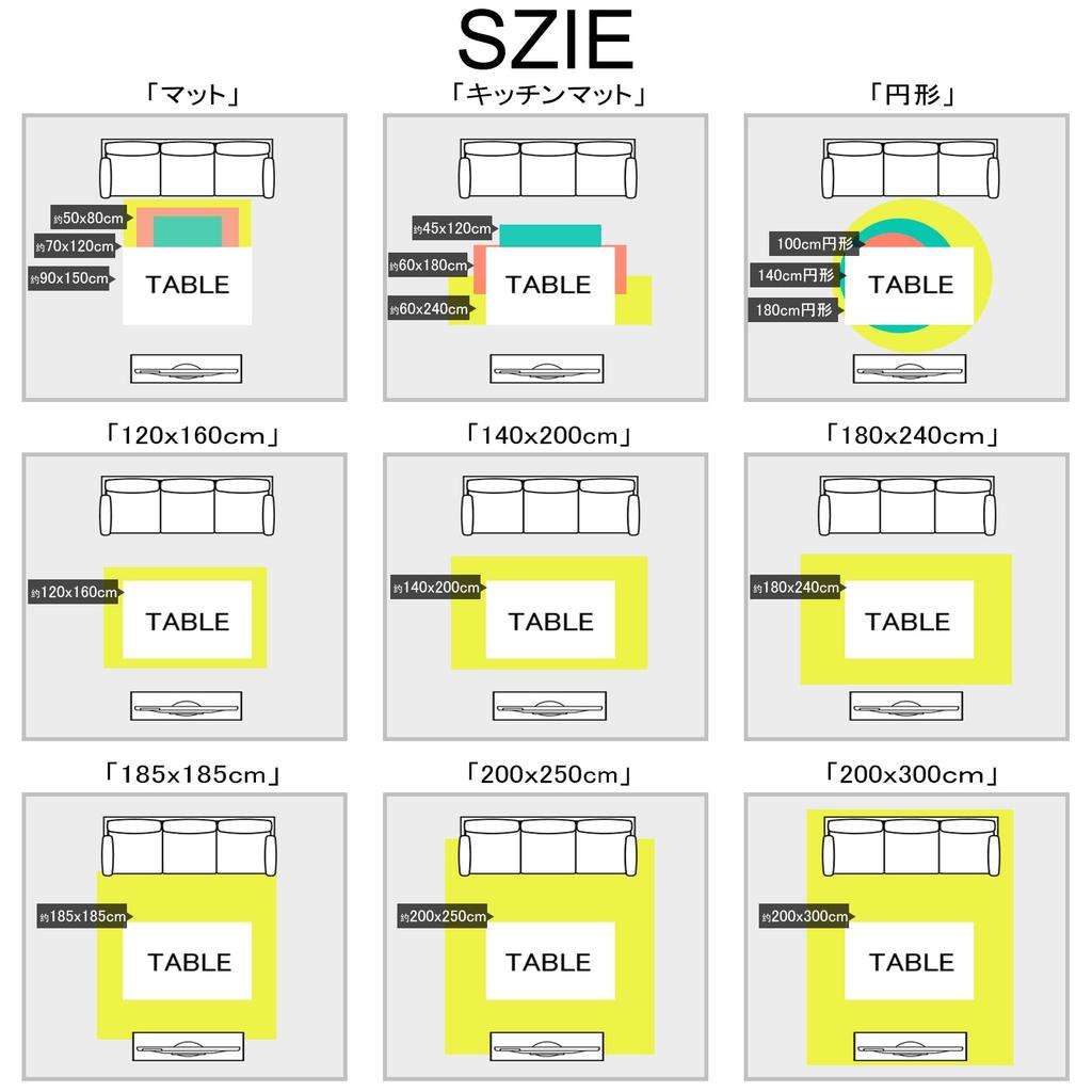 HAOCOO Washable Rug, 70x120cm, Nordic Style, Approx. 1 Tatami Mat Size, Suitable for All Seasons, Geometric Pattern, Fluffy, Non-Slip, Hot Carpet Comp