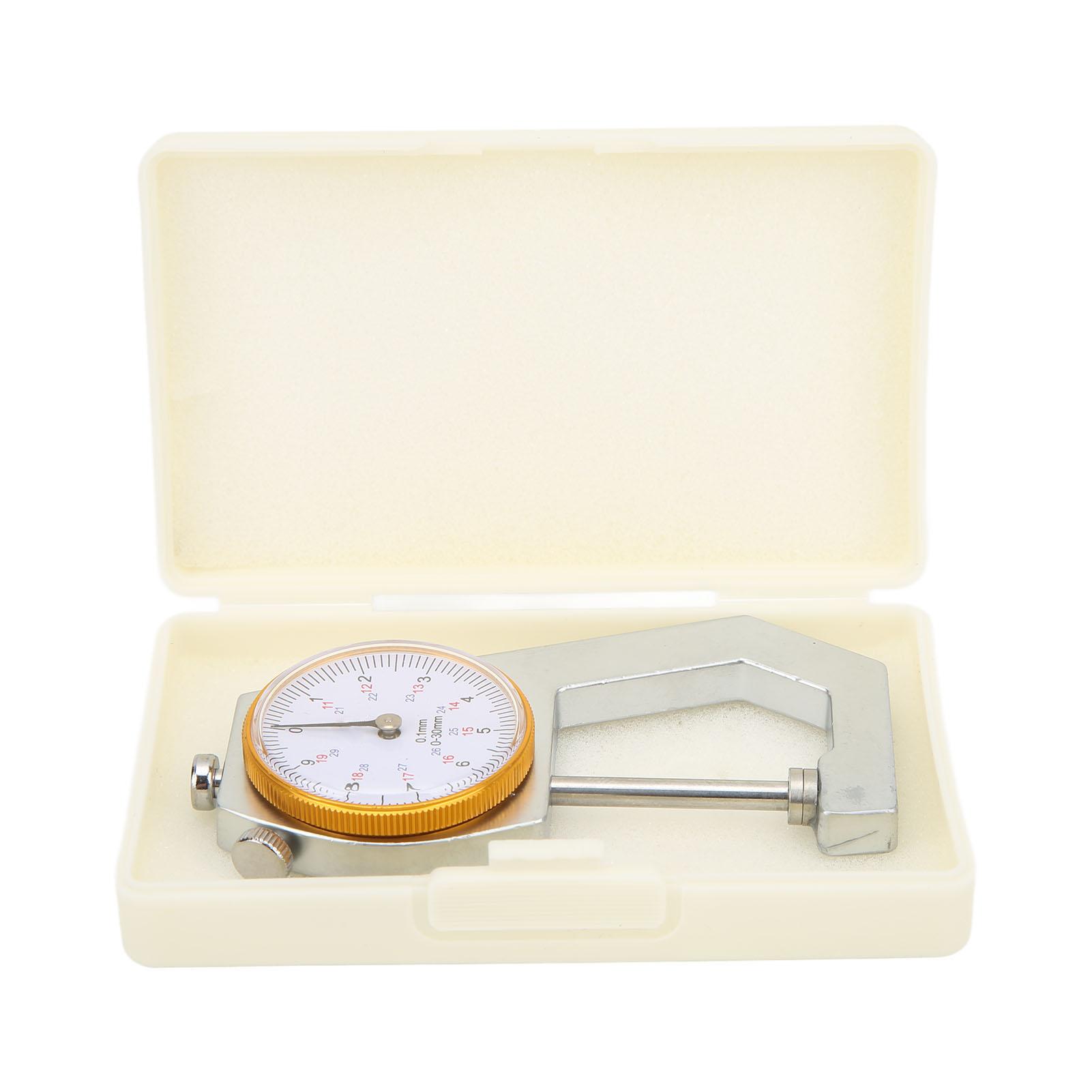 

Thickness Gauge Handheld Flat Head High Accuracy 0‑30mm 0.1mm Thickness Measurement Tool for Jewelry