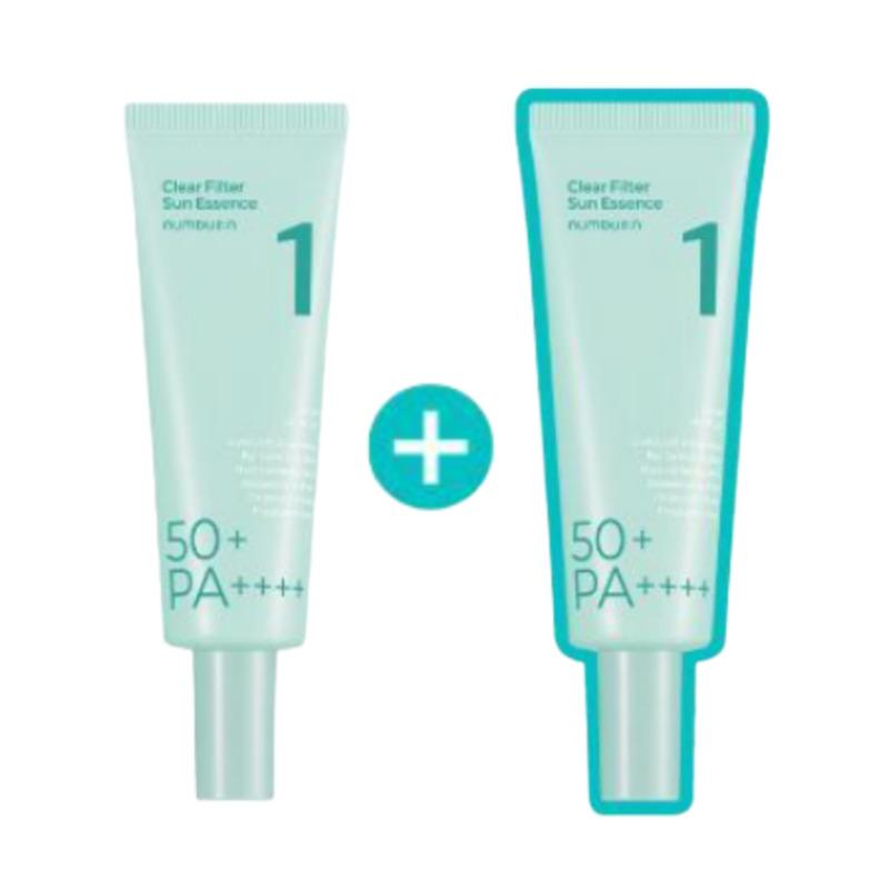 numbuzin No.1 Clear Calming Watery Sun Cream Duo Set (SPF50+ PA++++)
