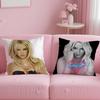 Classic Singer Britney Jean Cushion Cover Soft  EasyWash Pillow Case  Versatile for Couch Bed Travel and Office