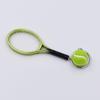 Colorful Tennis Racket Keychain Set: Sports Accessory & DIY Jewelry Ornament