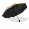 Reiseregenschirm im Lebkuchenmann-Design - 8 Rippen, Automatisches Öffnen und Schließen, Tragbares faltbares Design, Kompakter und stilvoller Regenschirm Geeignet