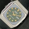 JAPAN-MADE SEIKO MENS AUTOMATIC GREEN DIAL WATCH A417060-2