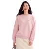 Li-Ning Sports Lifestyle Series Letter Minimalist Versatile Fashion Loose Sweatshirt Women sweatshirt AWDWF06-7