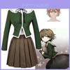 Danganronpa Chihiro Fujisaki Uniformanzug Cosplay Kostüm Komplettset für Anime-Fans