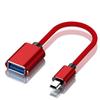 Mini To USB Mini USB Adapter Cable 5P Mini To USB OTG Adapter  For Car Audio /MP3 MP4 Player