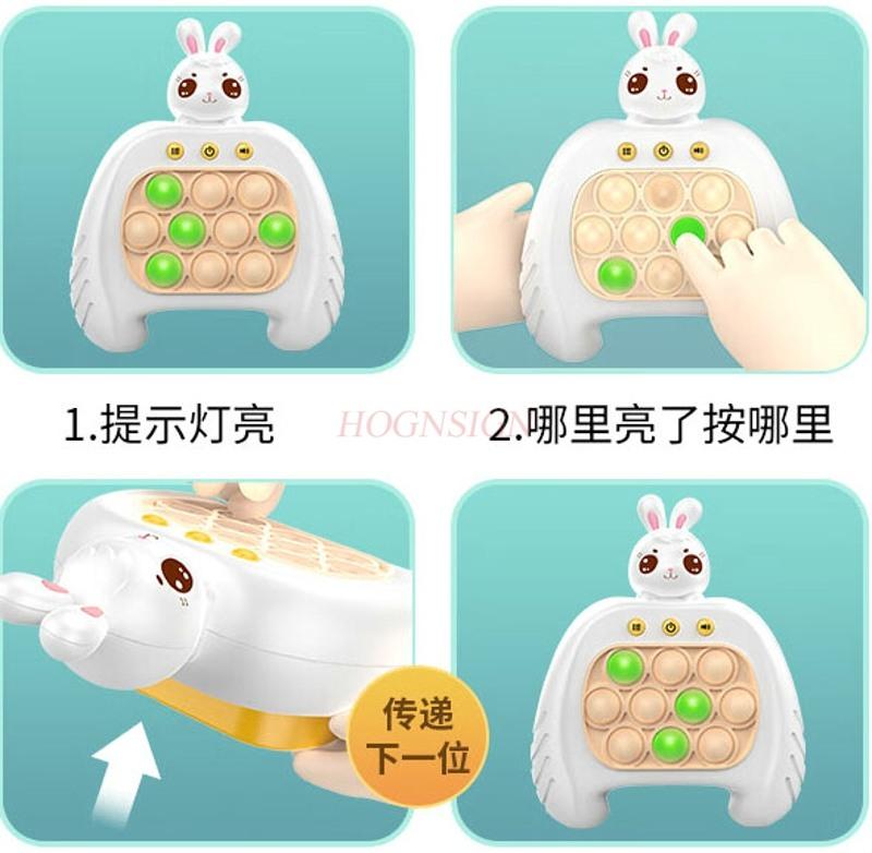 Children'S Press And Play Puzzle Challenge Game Machine Training Ground Mouse Toys