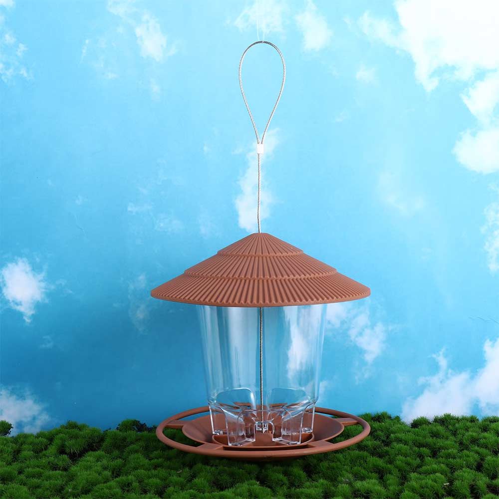 Waterproof Gazebo Feed Station For Pet Garden Outdoor Bird Feeder Food Container Bird Supplies Feeding Tool