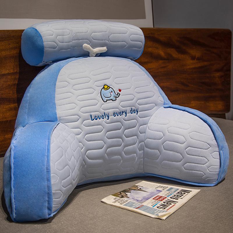 Bedhead Cushion Waist Cushion Soft Bag with Large Backrest for Bed Waist Protection Seasonal Availability of Pillows