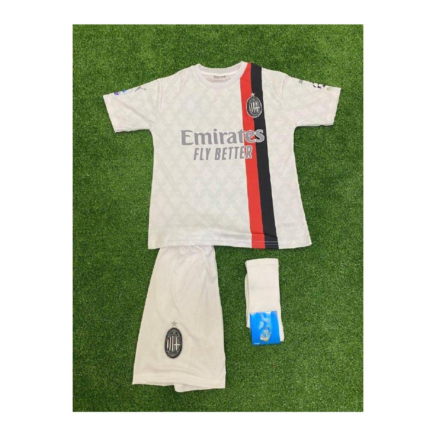 

Rafa Leao Milan New Season Детская футбольная майка белая 2023/24