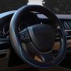 hengshao Steering Wheel Cover, Small Size, Genuine Leather, Stylish, Steering Cover, For Regular Cars,