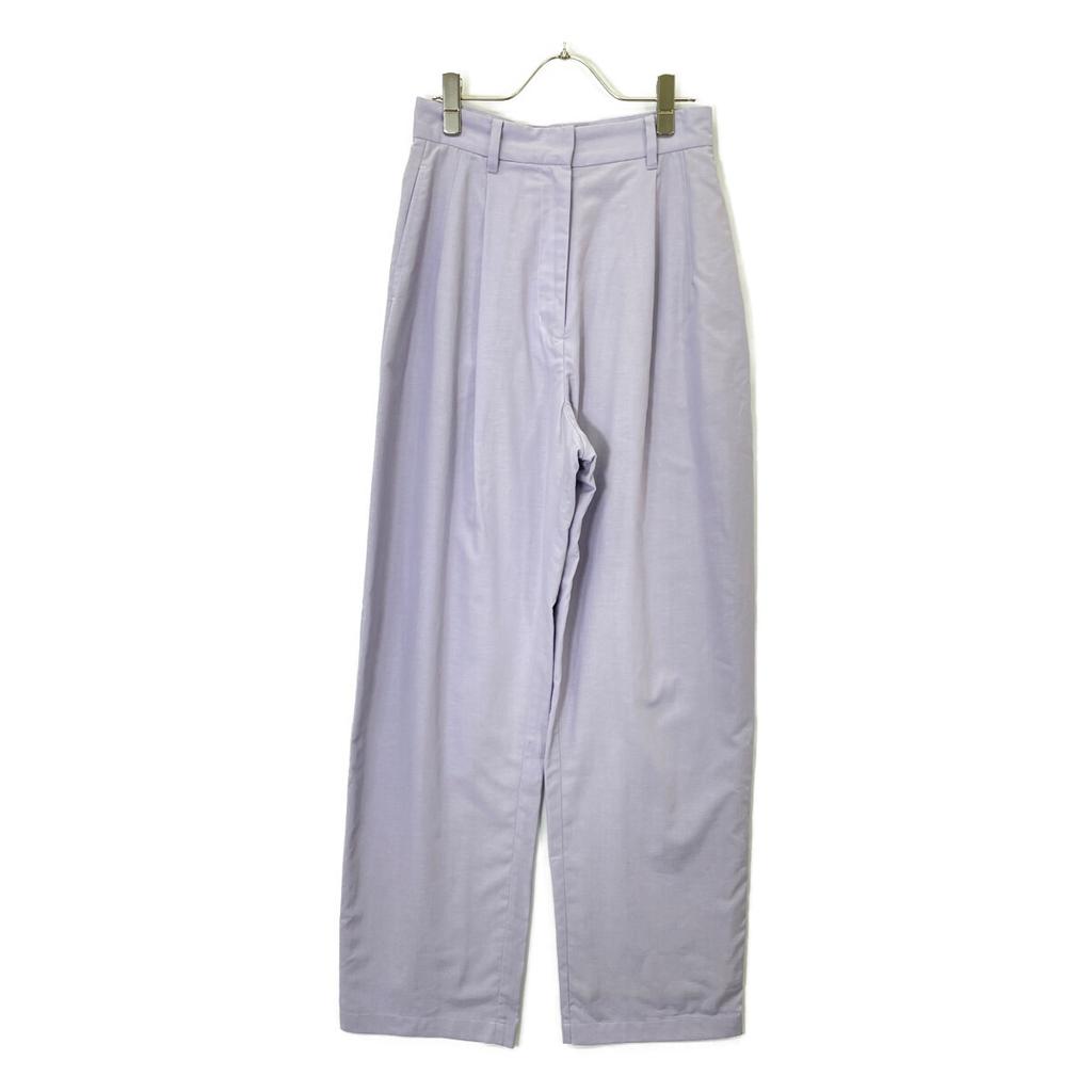 CLANE 16110-7322 Purple Curve Line Pants Bottoms 2 purpleUsed