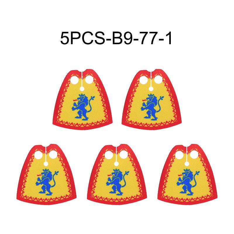 Medieval Military War Army Castle Knight Soldier Figures Building Blocks Weapon Cloak Helmet Shoulder Armor Flag Warrior Shield