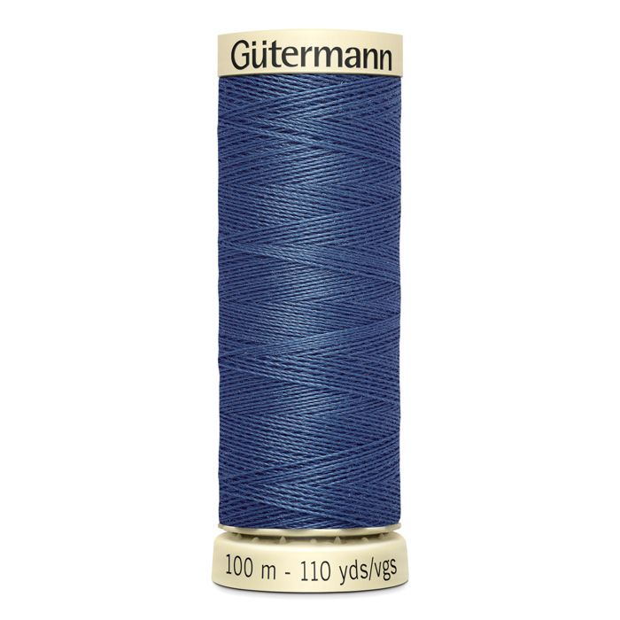 Fil à coudre 100% polyester Gutermann 1 Bobine - Att 68 - bleu gris