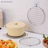 {Summer2} Stainless Steel Round Square Placemat Pan Pot Holder Stand Hot Placemats Cookware Mat Drink Coasters Kitchen Tools