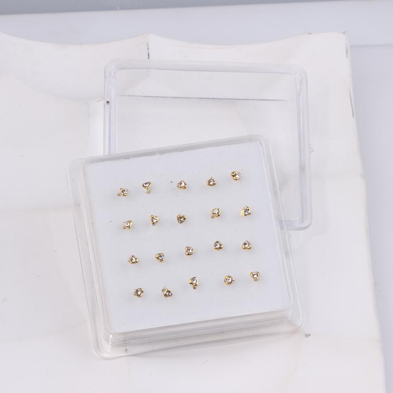 Karnoz 20Pcs/Pack Nose Stud Dragonfly Design Women Girls Nose Piercing Jewelry Piercing Nostril Piercing Jewelry Body Piercing