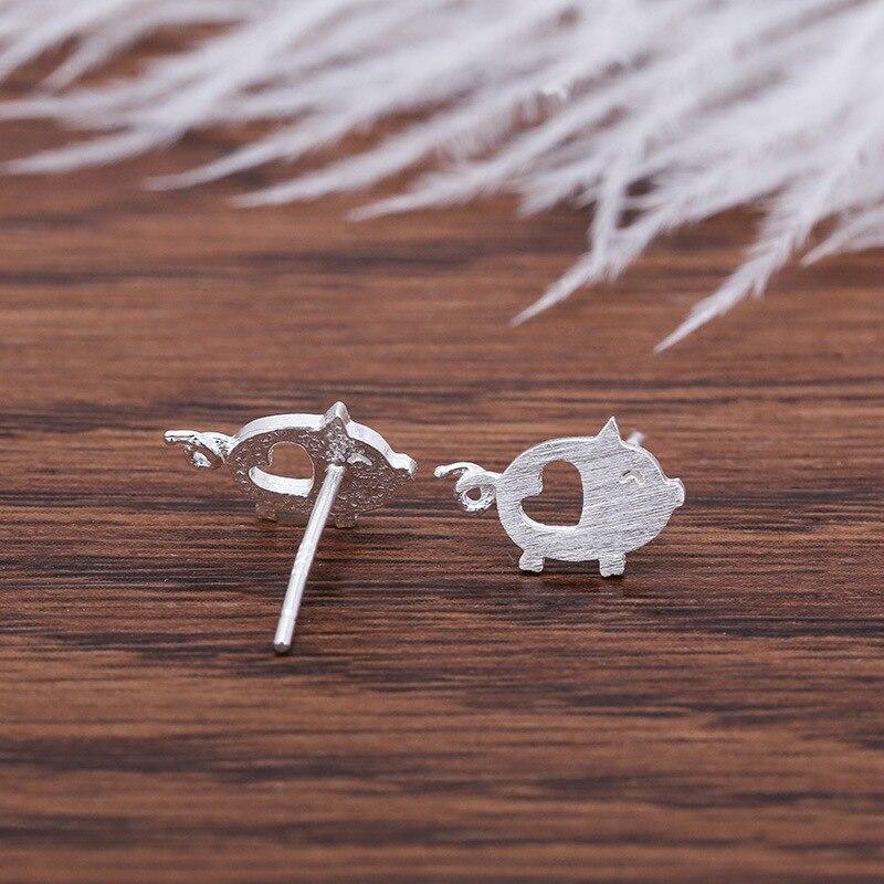 Fashion Silver Color Hypoallergenic Heart Stud Earrings for Women Elegant Wedding Jewelry Pendientes Brincos Eh908