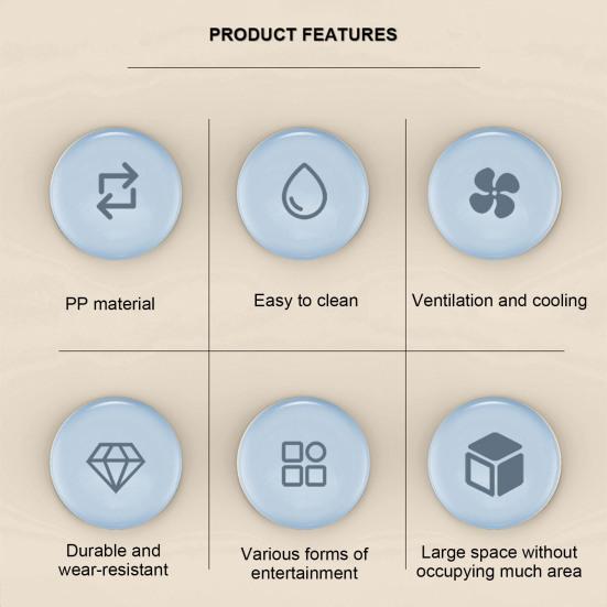 Travel Hamster Cage Small Pet Carrier with Transparent Viewing Dome Pet Crate with Ventilation Slots for Vet Trips Picnics Mice Gerbils Reptiles