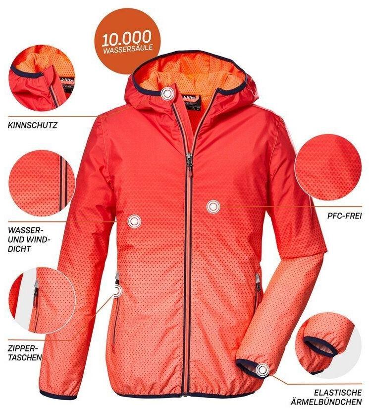 Функциональная куртка Killtec KOS 331 кораллово-розовая