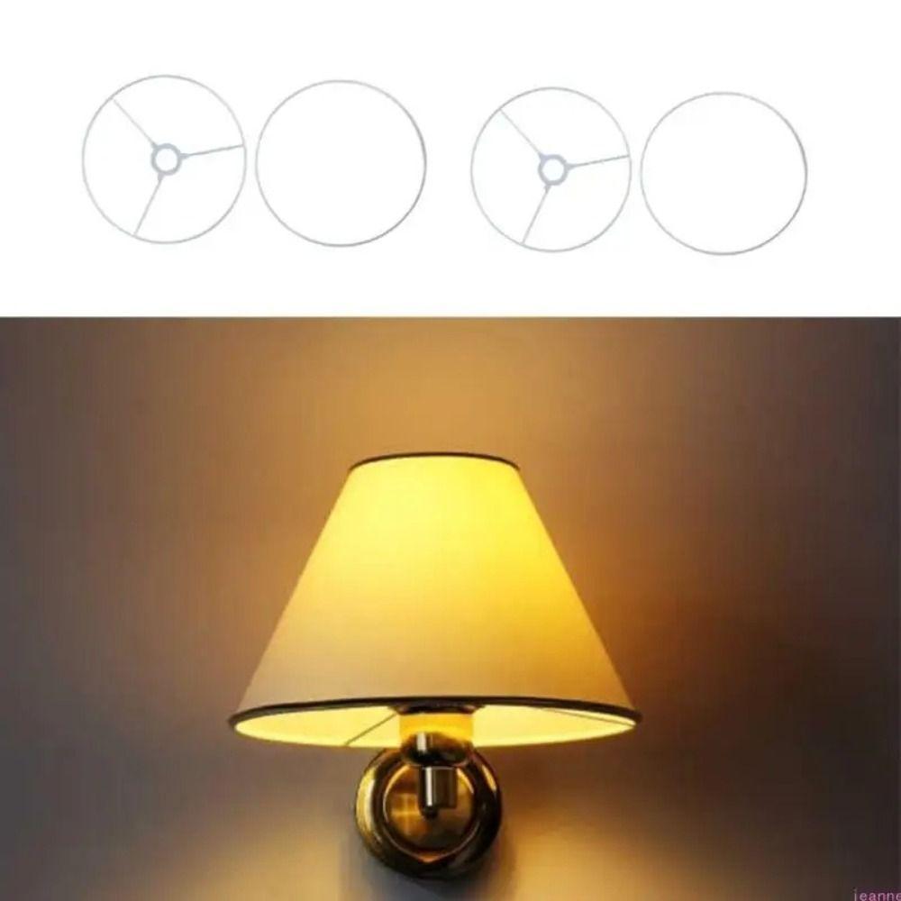 Round Metal Ceiling Light Frame Fix Rings Chandelier Lamp Fix Rings Drum Lamp Shade Rings  Hardware