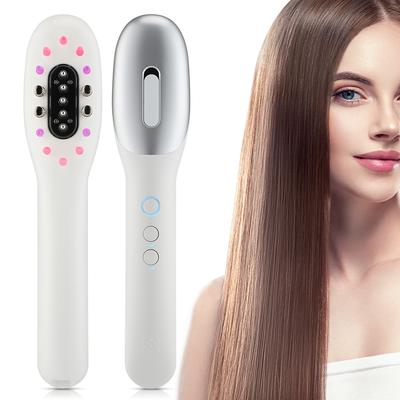 Electric Laser Hair Growth Comb Wireless Infrared Ray Massage Comb Hair Brush Anti Hair-loss Red and Blue Light Head Massager