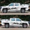Flame Stripes Decals for Jiangling Avenue Pickup Truck