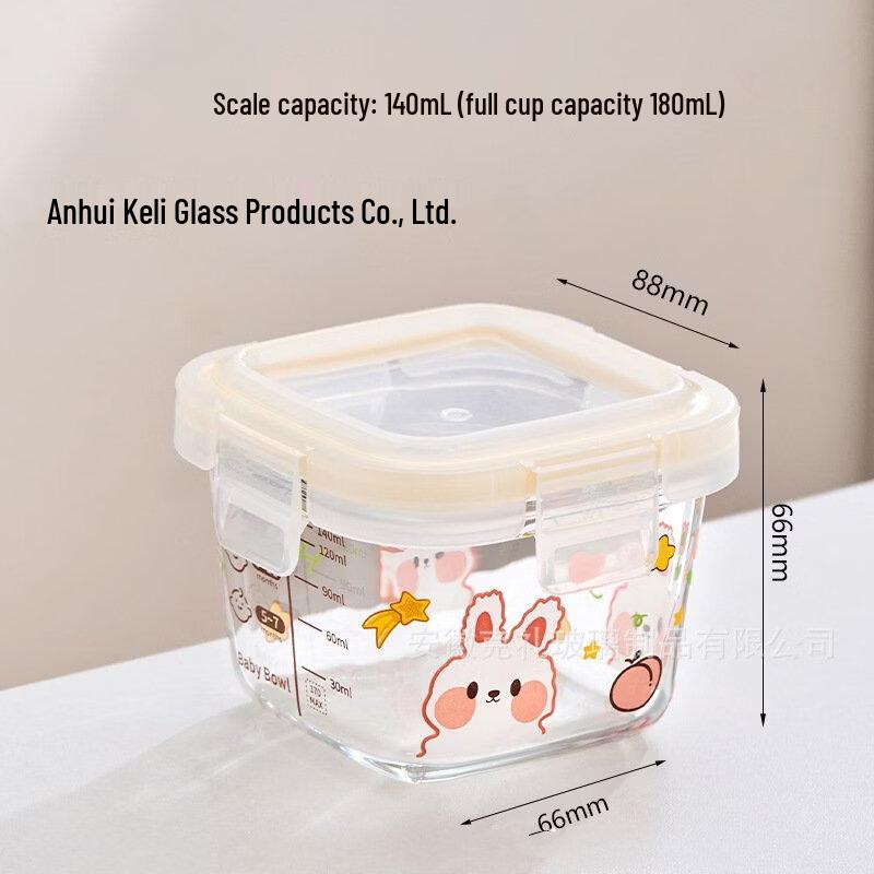 Abay Baby Glass Food Storage Bowl Set