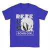 Vintage TShirt Chainsaw Man Girl Reze Boom Cotton TShirts Cool Tshirt for Mens Summer Y2K Basic Design Short Sleeve Top Tees