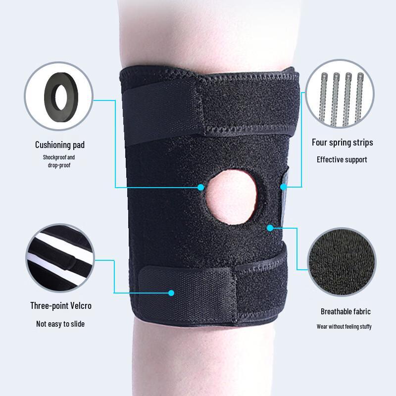 Spring Support Breathable Sports Knee Brace