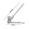 1-4.5mm Manual Metal Bender Small Manual Steel Plate Bender Metalworking Bending Device Steel Plate Bending Tool For Iron Wire