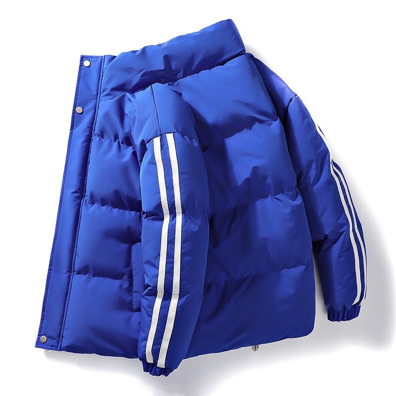 

Padded clothes, men s and women s tops, coats, thickened and warm in winter, new cold-proof tide brand, couples casual and versatile 4XL синій