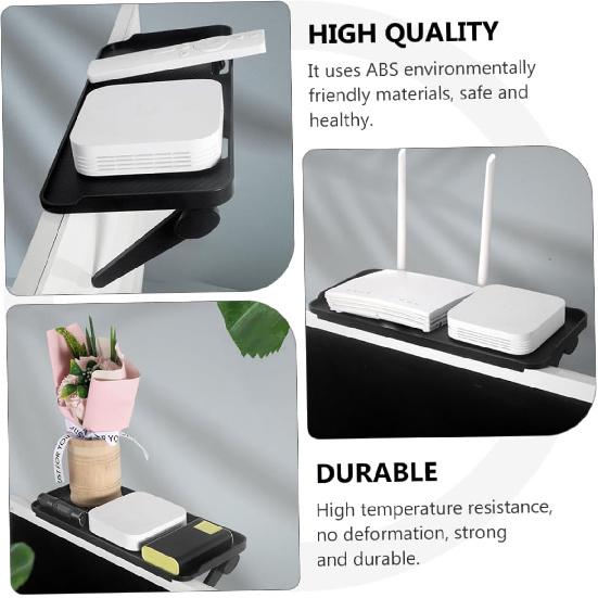 Adjustable TV Screen Top Storage Shelf Computer Monitor Screen Top Storage Rack TV Media Box Router Shelf Rack Home Organizer Cup Holders 5