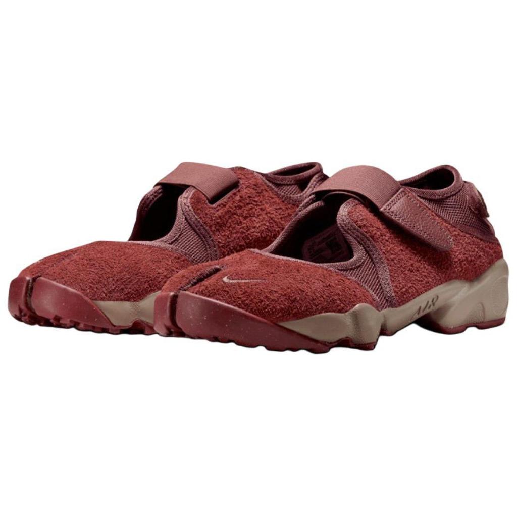 New Nike Air Rift Anti Slip Wear Resistant Low Top Casual Shoes Women's Red Brown HQ1474-201
