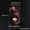 Ceramic Heater & Incense Burner: Cedar, Agarwood, Wax Melts & Aroma Diffuser Lamp