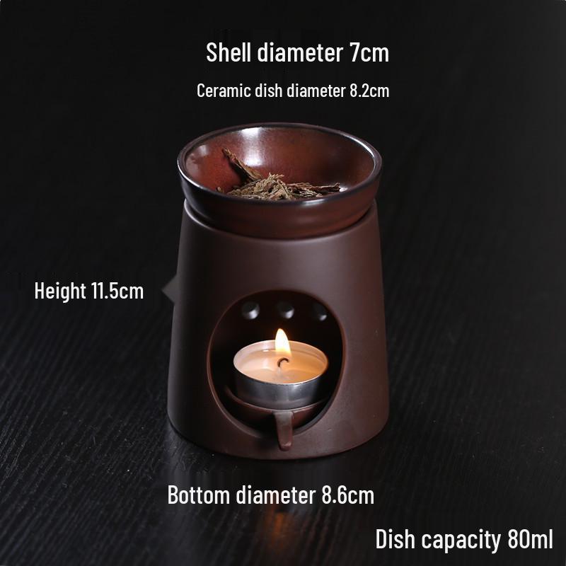 

Ceramic Heater & Incense Burner: Cedar, Agarwood, Wax Melts & Aroma Diffuser Lamp