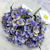 Elegant Hydrangea Artificial Flower Set With Silk Fabric For Home Decor And Wedding Arrangements
