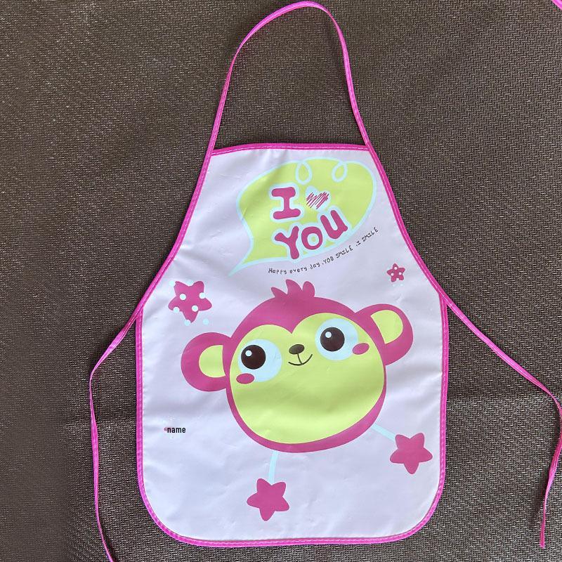 Мультяшные детские фартуки, халаты и нагрудники для игры в художественной студии One Size