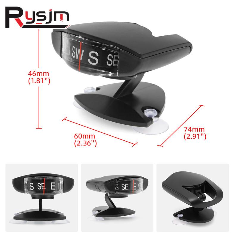 New Portable Mount Compass Mini Car Dashboard Compass Navigation Camping Hiking for Marine Boat Truck Auto Car Outdoor