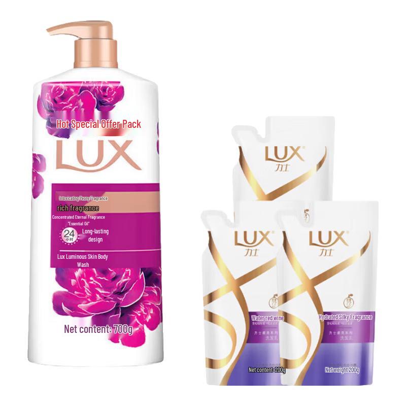 

LUX Peony Nourishing Shower Gel & Shampoo Set