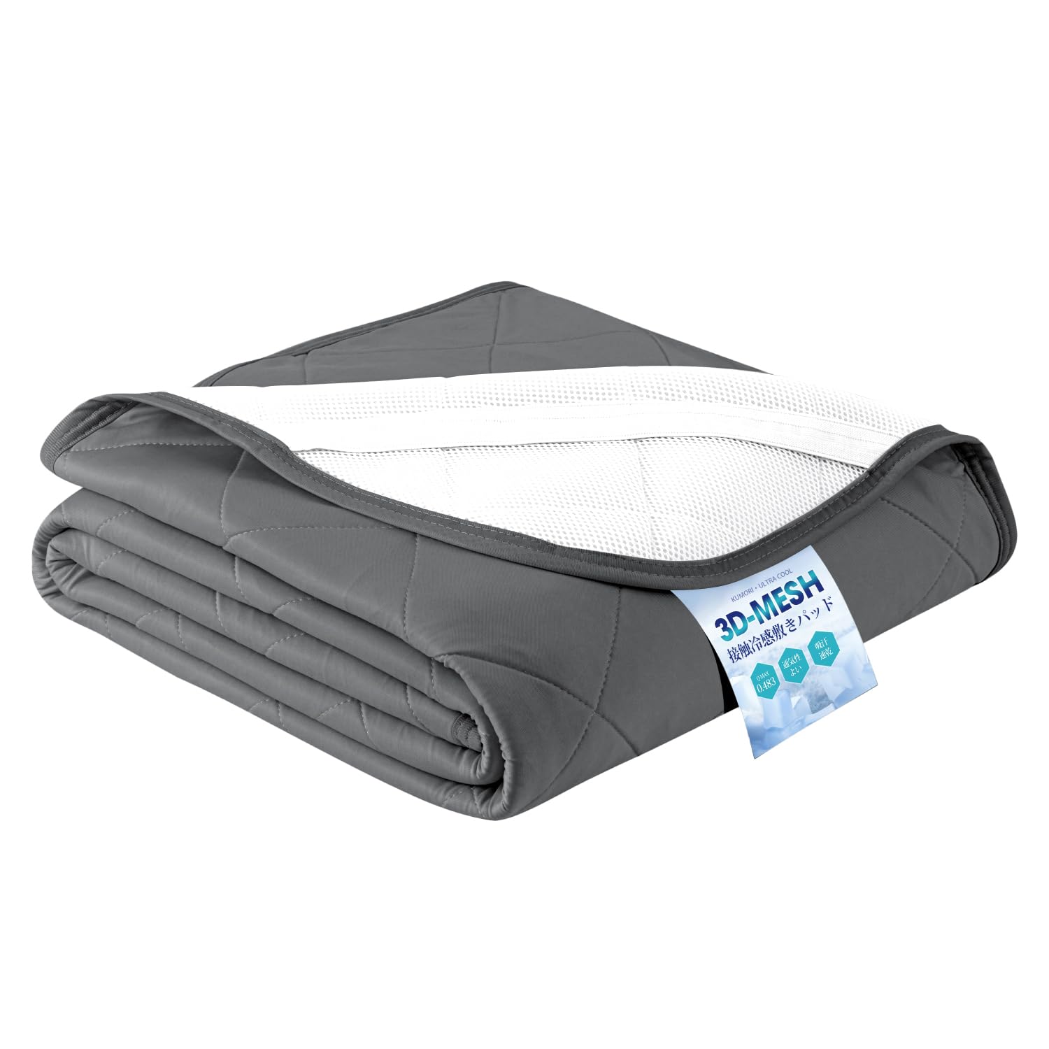 

Kumori Сильно охлаждающий наматрасник Широкий Кинг Для лета 3D сетка Отличная воздухопроницаемость Сохранение тепла Не душно Прохладный на ощупь Влагоотводящий Быстрый