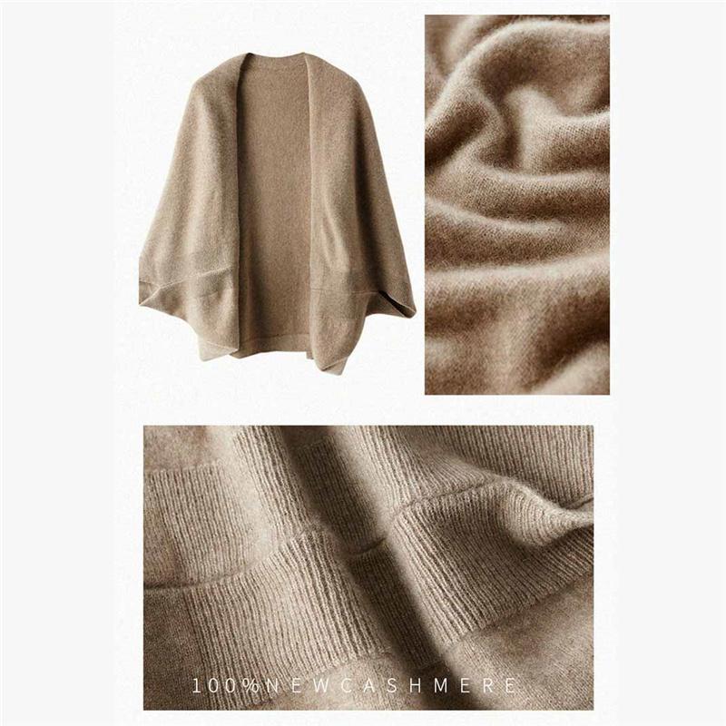 Extra Large 100% Wool Scarf Wrap, 130x70cm Women's Winter Shawl Cape Poncho
